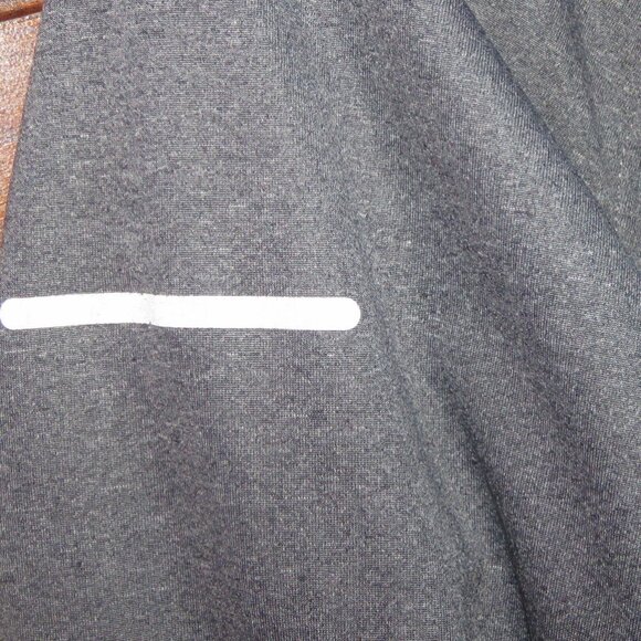 Nike Dri-Fit Sz Small Gray/Black Running Jacket Reflective Accents - Broken Zip - Picture 7 of 16